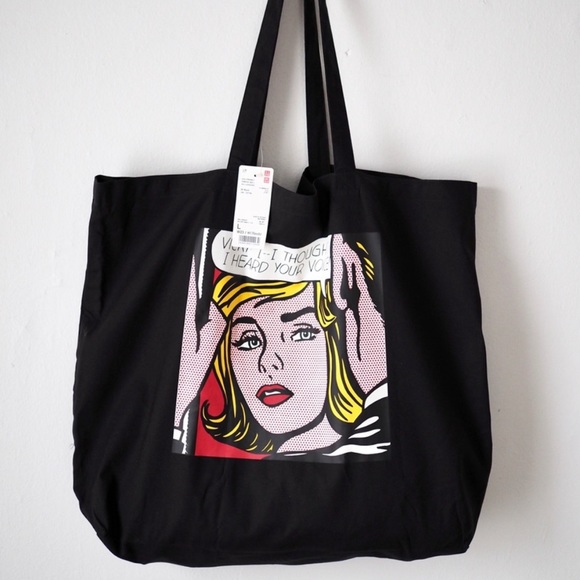 Uniqlo Handbags - Uniqlo × ROY LICHTENSTEIN eco friendly tote bag |